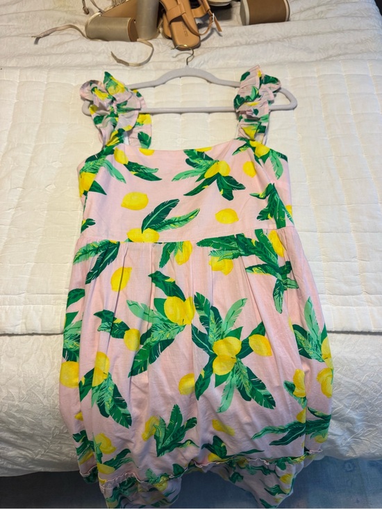 J. Crew Dresses & Skirts - J-Crew Pink Lemon Print Sundress